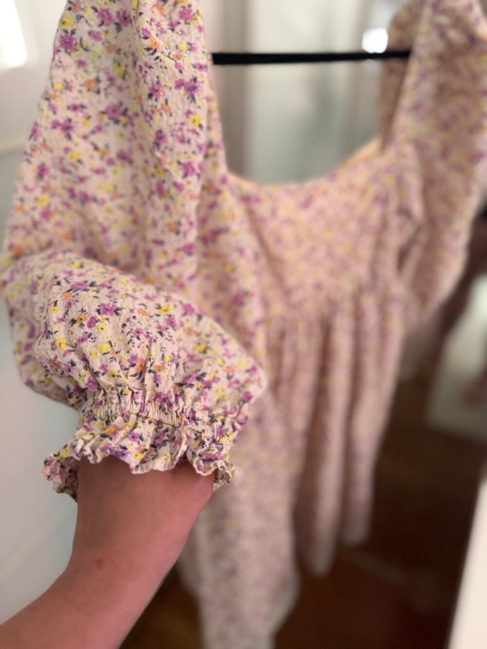 NWOT REVOLVE x STORIA Floral Liberty Square Neck Dress - Picture 3 of 11